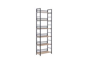 Hylly HECTOR 60x28xH187cm, saari/musta