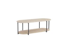 Sohvapöytä HANNES 120x52xK40cm, maalaismainen melamiinipintainen