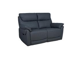 Sohva BOWEN 2-istuttava sähkötoiminen lepotuoli 150x86xH102cm, tummanharmaa luonnon nahka