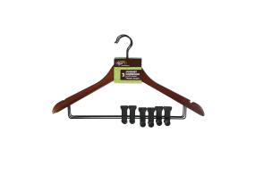 Ripustimet 3 kpl/setti, klipseillä, tummanruskea