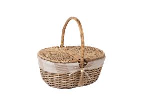 Piknikkori WILLI STRIPE 40x32xH17/40cm