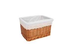 Kori MAX-4, 35x25xH21cm, vaaleanruskea punos, pitsikangas