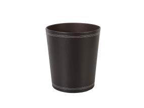 Roskakori WALTER D25xH28cm, tummanruskea, synteettinen nahka