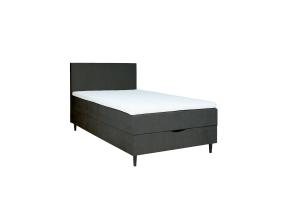 Mannermainen sänky LAARA 120x200cm, tummanharmaa, 121x208xK119cm