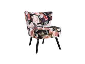 Nojatuoli LA PERLA, 63x73xH76cm, päällismateriaali: samettikangas, väri: violetti