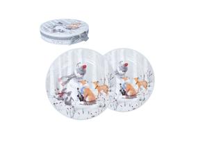 Lautaset MIA SNOW 2kpl D19cm, lahjapakkauksessa