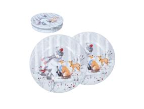 Lautaset MIA SNOW 2kpl D26cm, lahjapakkauksessa