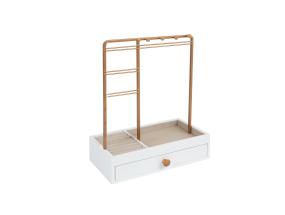 Koruteline LARA, laatikolla, valkoinen