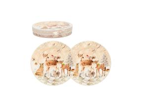 Lautaset MIA DEER 2kpl D19cm, lahjapakkauksessa