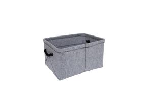 Laatikko MAX FELT-2, 40x29x22cm, vaaleanharmaa huopa