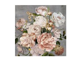 Öljymaalaus 100x100cm, kukkakimppu