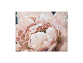 Öljymaalaus 75x100cm, vaaleanpunainen kukka