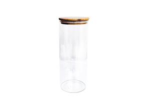 Lasipurkki THERON D10xH25cm ja kansi