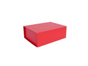 TRUDY laatikko 26x18x8.5cm kokoontaitettava, punainen väri