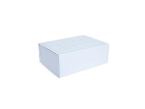 Laatikko TRUDY 20x14x7cm kokoontaitettava, valkoinen