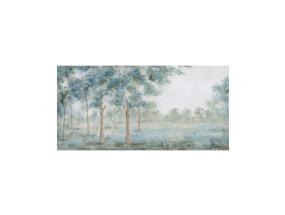 Öljymaalaus 70x150cm, vihreät puut