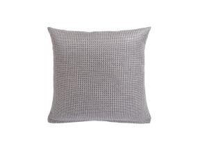 Tyyny MITSU-MITSU, 45x45cm vetoketjulla, harmaa ja hopea, 50% puuvillaa, 50% polyesteriä, kangas 305
