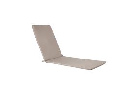 Lepotuolin päällinen OHIO vedenpitävä, 55x190xH2,5cm beige, 100% polyesteri