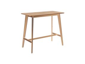 Baaripöytä ROXBY 120x60xH105cm, luonnonvalkoinen
