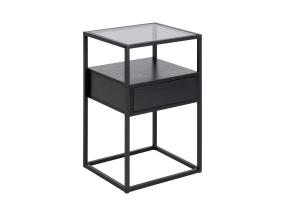 Yöpöytäkaappi RANDOLF 40x35xH60cm, harmaa