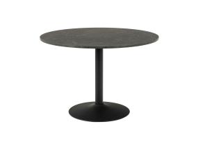 Ruokapöytä IBIZA D110xH74cm, musta marmori