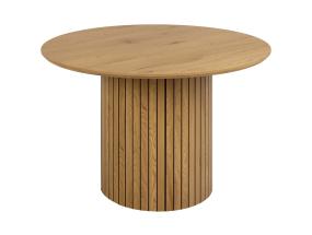 Ruokapöytä YALE D120xH75cm, luonnonvalkoinen