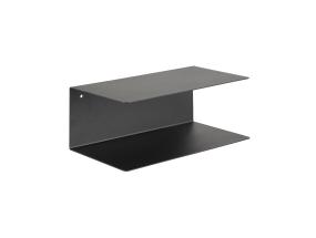 Seinähylly JOLIET 35x20xH14cm, musta metallia