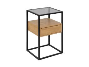 Yöpöytäkaappi RANDOLF 40x35xH60cm, harmaa