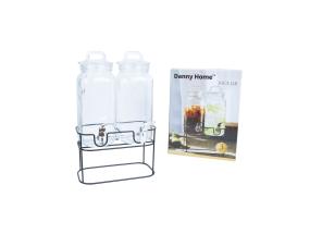 Juoma-astia TWIN 2x2,3L, pohjakehyksellä varustettuna