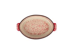 Uunivuoka STAR BAKE 23,5x14cm, punainen keramiikka