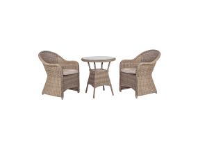 Puutarhakalusteet TOSCANA pöytä ja 2 tuolia