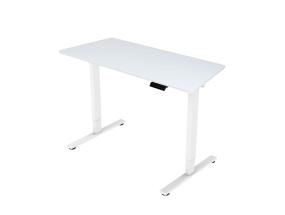ERGO FIT työpöytä 1 moottorilla 120x68xH71,5-116cm, valkoinen