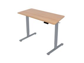 Työpöytä ERGO FIT 1 moottorilla 120x68xH71,5-116cm, tammi/harmaa harmaa harmaa