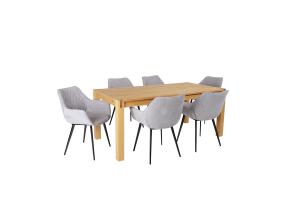 Ruokapöydän setti CHICAGO NEW ja 6 tuolia