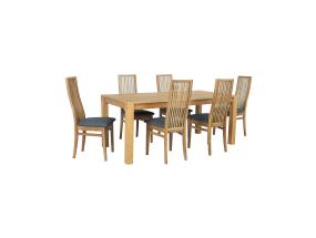 CHICAGO UUSI ruokapöytä ja 6 tuolia 19923