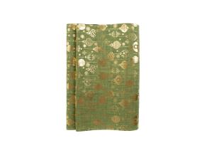 Ruudullinen GLORY 2, 45x150cm, kultaiset jalokivet, 100% polyesteri, kangas 568