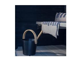 Saunakauha RENTO BLACK, 5L, alumiini/bambu
