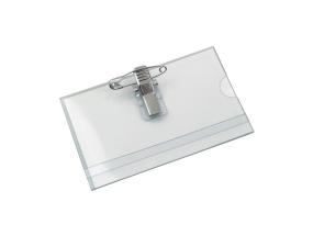 Nimilapun pidike hakaneulalla 60x90mm muovia