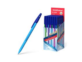 Kuulakärkikynä korkilla ERICH KRAUSE R-301 Stick Neon 0.5mm sininen