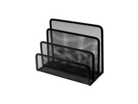 Paperiteline 3-osainen metallinen musta FOROFIS