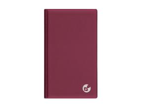 Kalenterimerkintä Miniboss NÄDAL, kierresidonta, muovikannet (TUMMANPUNAINEN) 00253/40107