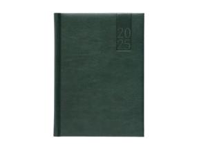 Kehyskalenteri DAY A5, kovakantinen, keinonahkainen (VIHREÄ) 00034/40025