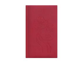 Kehyskalenteri NÄDAL B6, kovakantinen, FASHION-kannet (VANAROOSA) 00265/40090