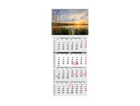 Seinäkalenteri QUATTRO, avoin koko 297x760mm (PICT No 12) 00322/40717
