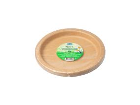 SMILE paperilautanen 18 cm Kraft, biopäällysteinen 12 kpl