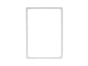 Mainostarjottimen kehys A4 valkoinen