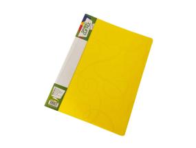 Plastmapp kummiga FORPUS Barocco A4 sidrunikollane