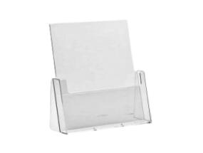 Mainosteline pöydälle A4 tukijalalla 1-taskuinen akryyli