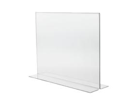 Reklaamalus lauale kahepoolne A4 T-jalal horisontaalne