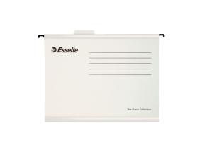 Saranoidut kannet ESSELTE A4 pahvi valkoinen 25 kpl